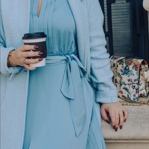 Silk, Powder Blue Gal Meets Glam Dress
